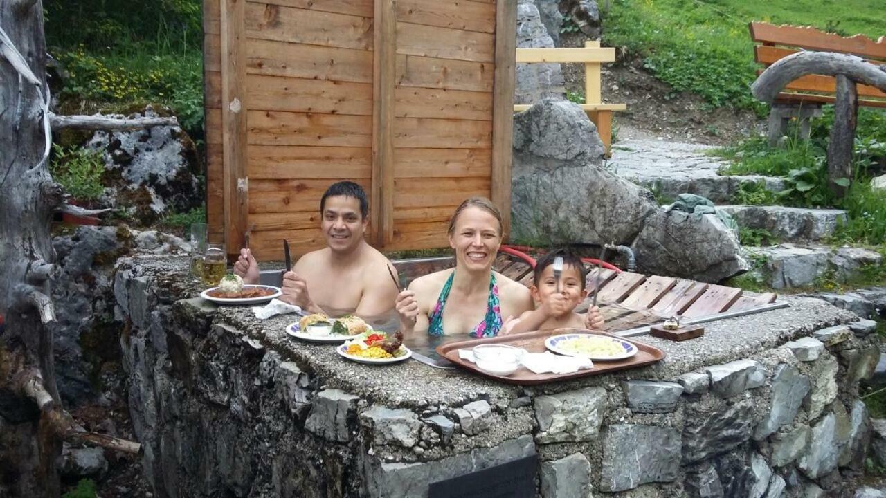 Вилла Binsalm- Schutzhuette Vomp Экстерьер фото